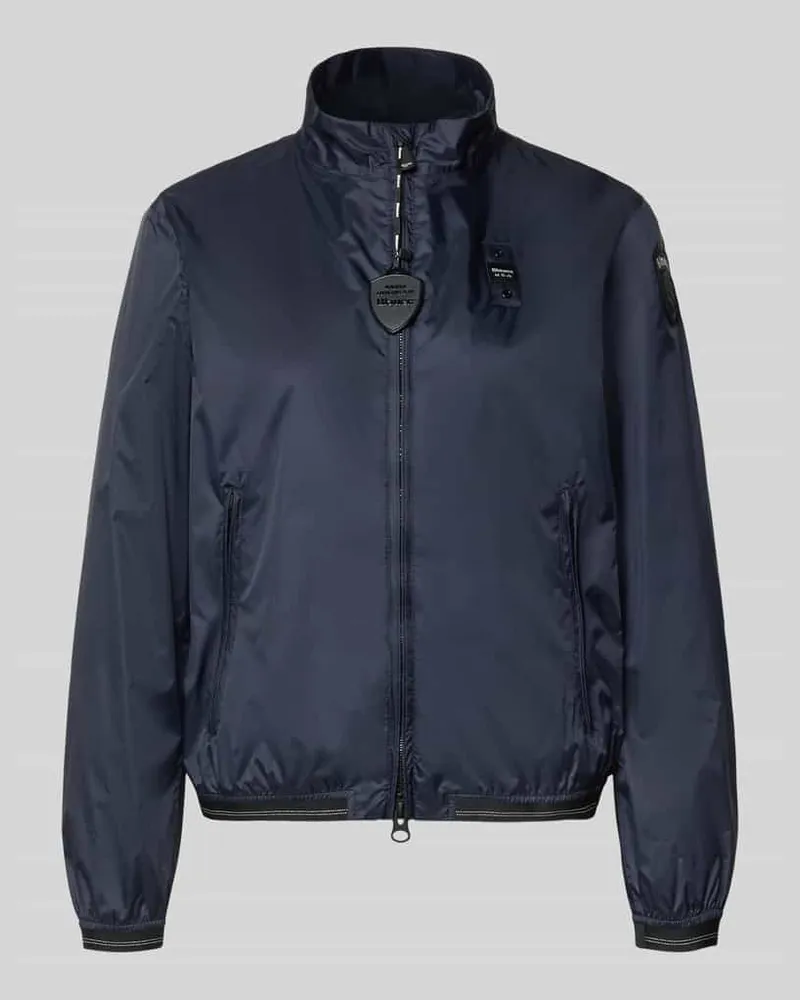 Blauer Jacke mit Zweiwege-Reißverschluss Modell 'ANNABEL Marine