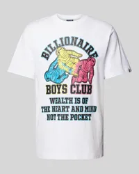 Billionaire Boys Club T-Shirt mit Statement-Print Weiss