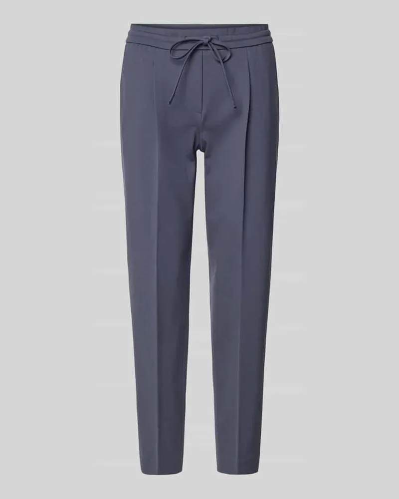 Luisa Cerano Slim Fit Stoffhose mit Bügelfalten Jeansblau
