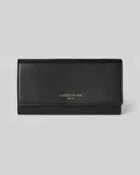 Liebeskind Clutch mit Label-Print Modell 'Hilla Valentina Black