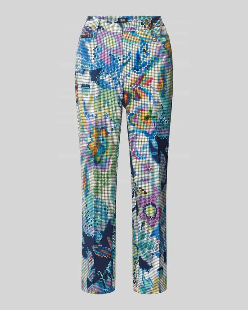 MAC Jeans Hose mit Label-Detail Modell 'Aida Kick Marine