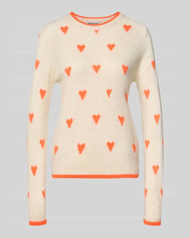 Essentiel Relaxed Fit Pullover mit Woll-Anteil Modell 'ISA Beige
