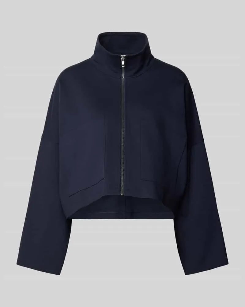 Drykorn Jacke aus Viskose-Mix mit Stehkragen Modell 'ELSTOW Marine