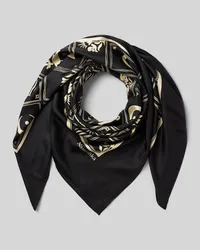 Nanushka Schal mit Label-Print Black