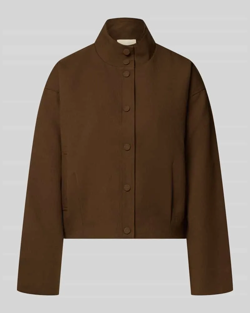 Suncoo Jacke mit Stehkragen Modell 'DATING Schoko