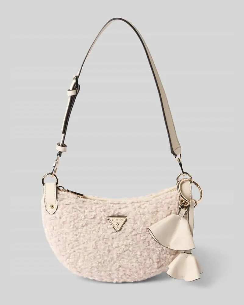 Guess Handtasche aus Teddyfell Modell 'KATIE Offwhite