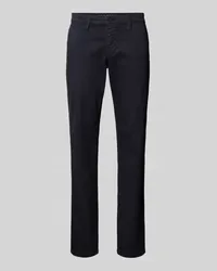 MAC Jeans Straight Leg Jeans mit Label-Applikation Modell 'Lennox Marine