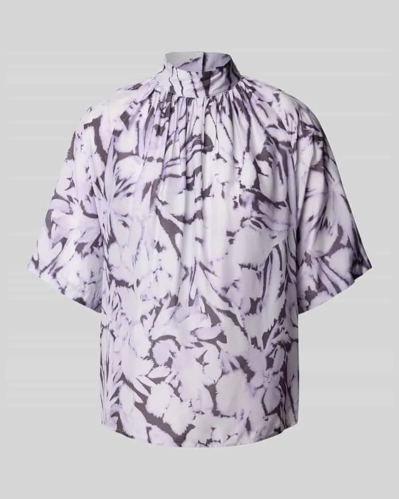 windsor. Blusenshirt aus Viskose-Seiden-Mix Flieder