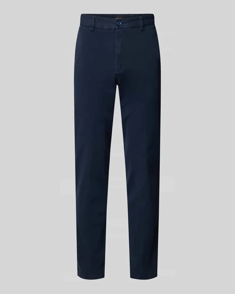HUGO BOSS Slim Fit Hose aus Baumwoll-Mix Modell 'KAITON1 Marine