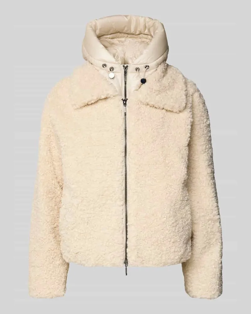 AMBER & JUNE Jacke mit Kapuze Beige