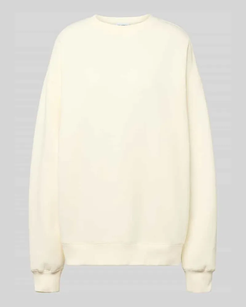 OH APRIL Sweatshirt mit Rundhalsausschnitt Modell 'Good Karma Offwhite
