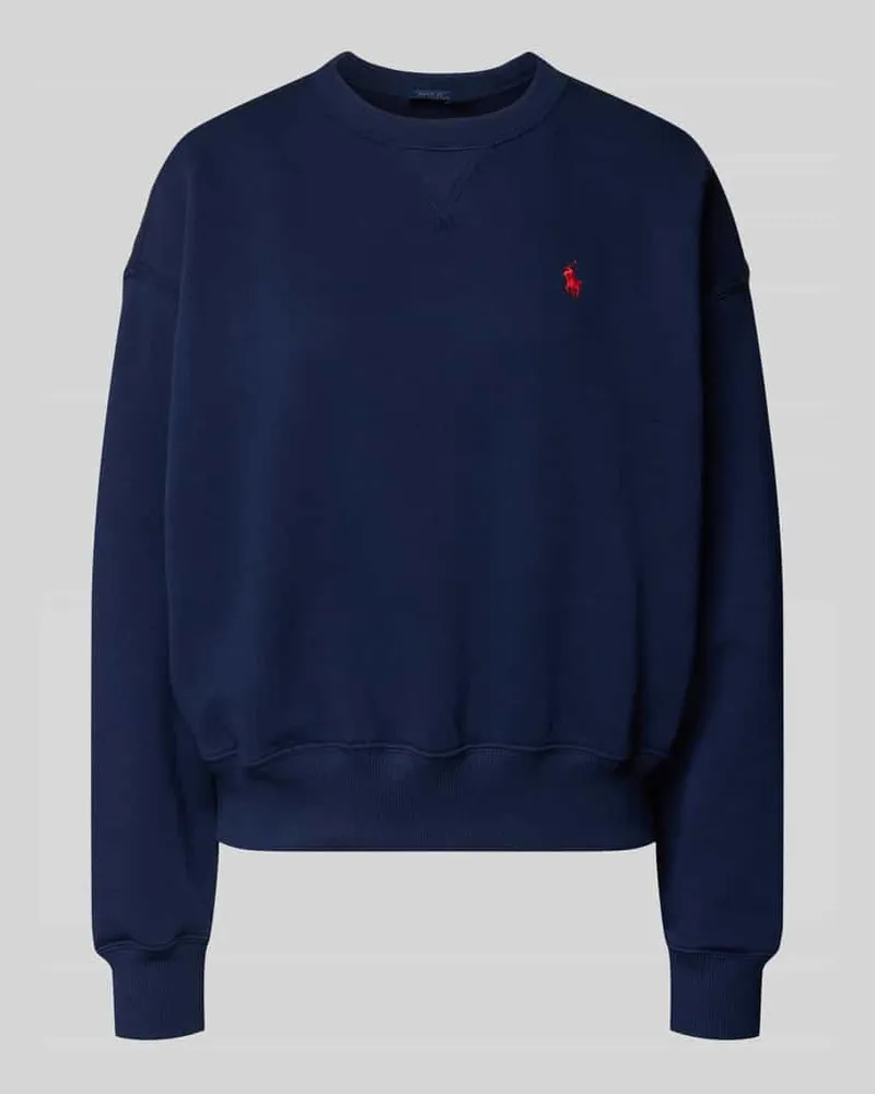Ralph Lauren Oversized Sweatshirt aus Baumwoll-Mix Marine