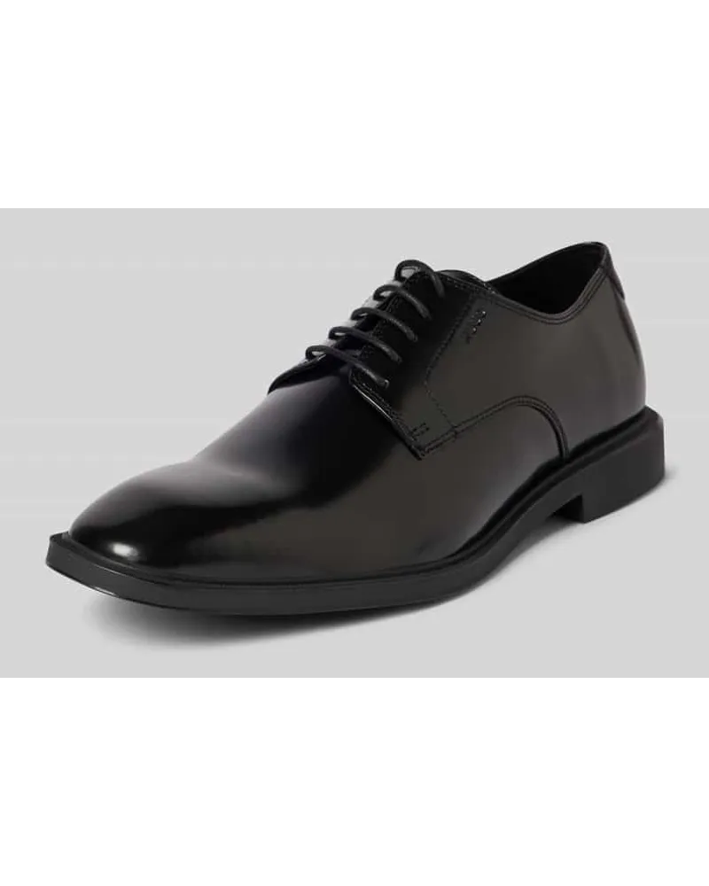 HUGO BOSS Derby-Schuhe aus echtem Leder Modell 'Gryff Black