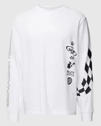 HUGO BOSS Sweatshirt mit Motiv-Print Modell 'Dasino Weiss