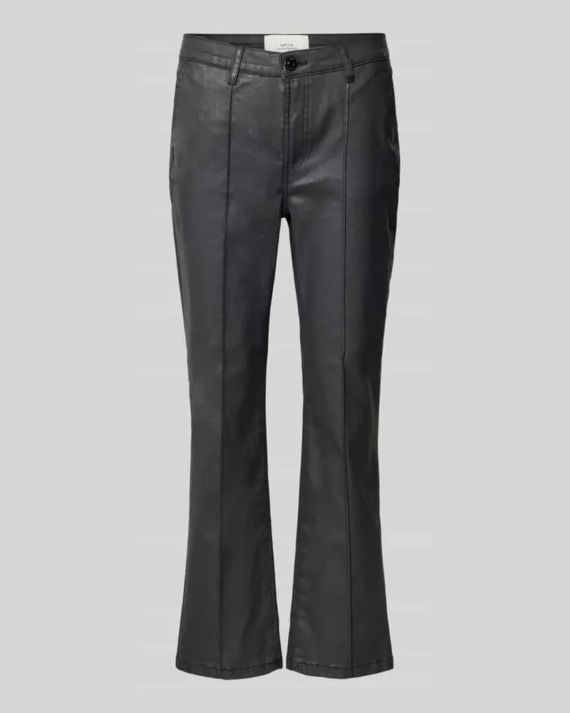 OPUS Flared Jeans mit französischen Eingrifftaschen Modell 'Ebbi Black