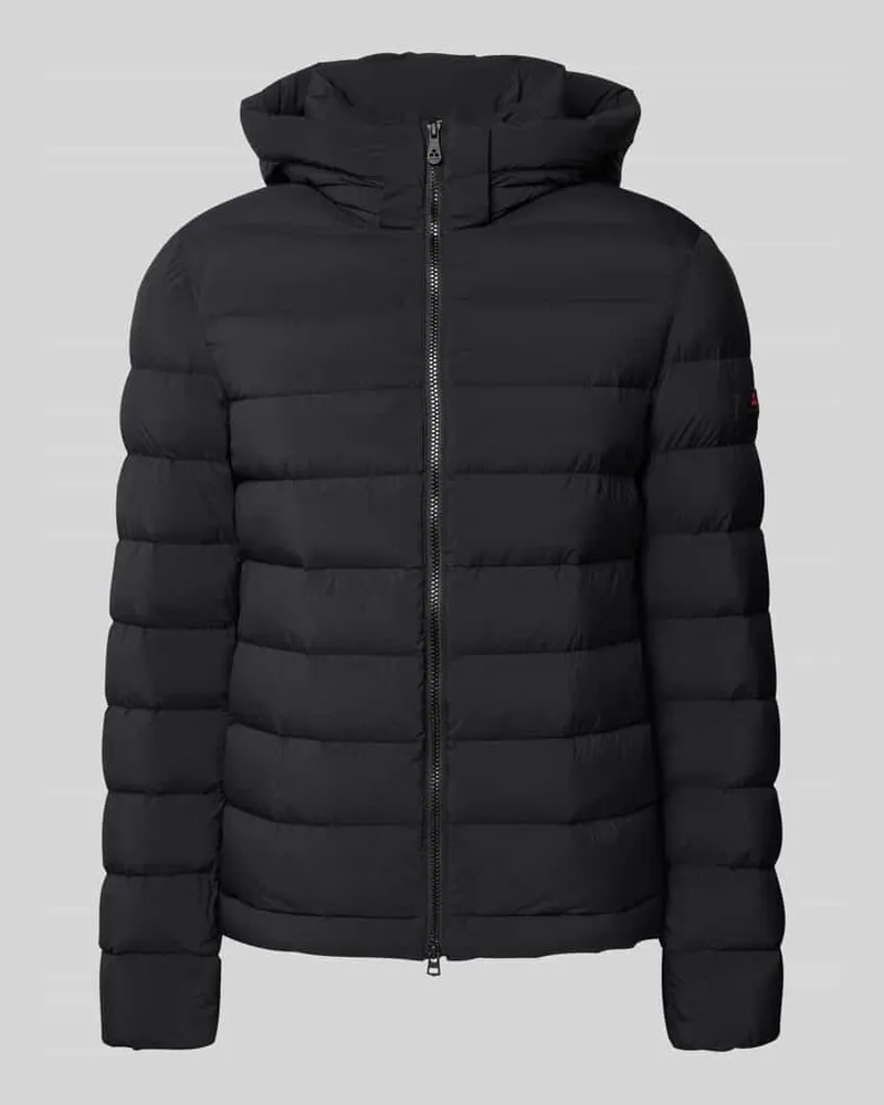 Peuterey Steppjacke mit Reißverschluss Modell 'BOGGS Black