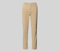 Cordhose in verkürzter Passform Modell 'PIPER CROPPED