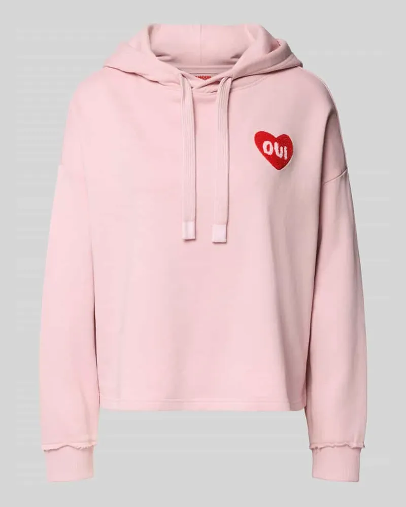 Oui  Hoodie mit Kapuze Rosa
