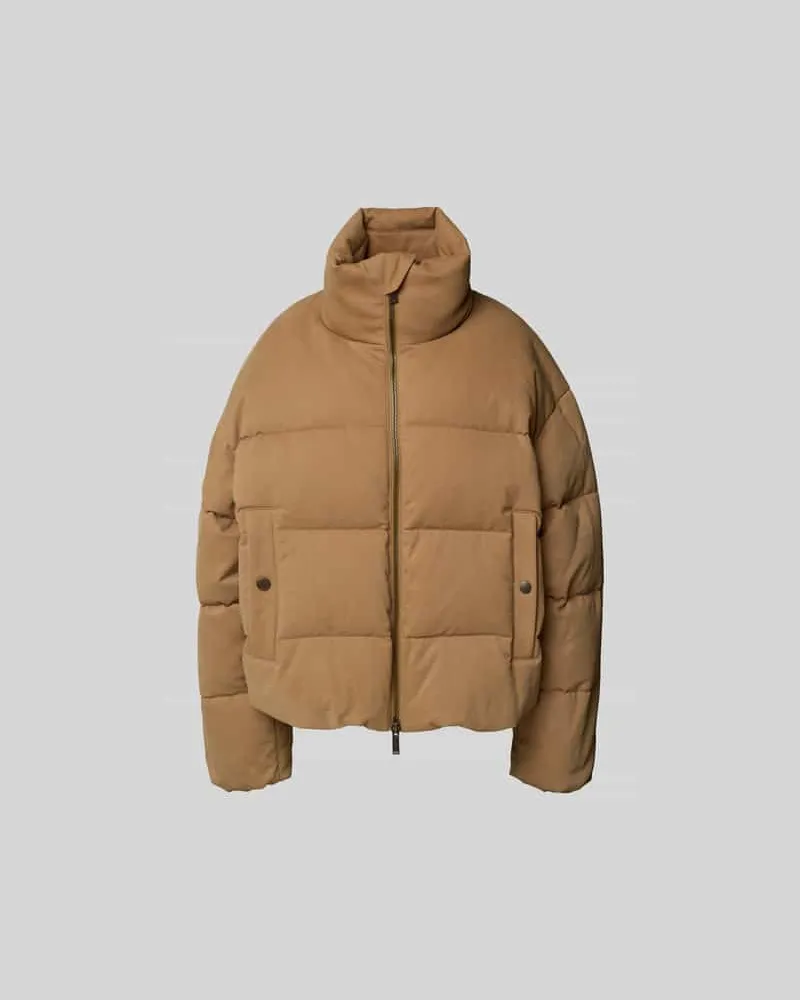 Dsquared2 Steppjacke mit gefüttertem Stehkragen Camel