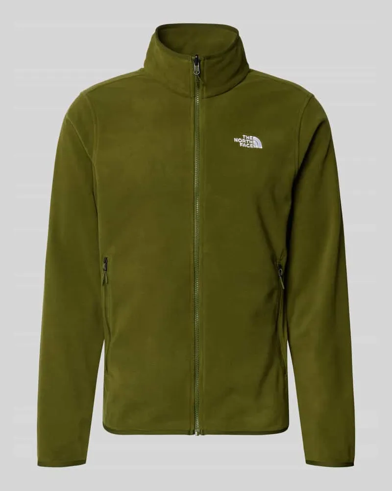 The North Face Fleecejacke mit Stehkragen Modell 'GLACIER Gruen