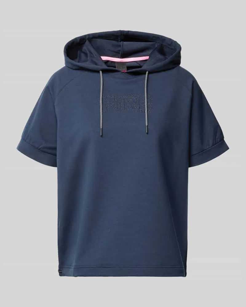 Bogner T-Shirt aus Baumwoll-Mix mit Kapuze Modell 'SHARON3 Dunkelblau