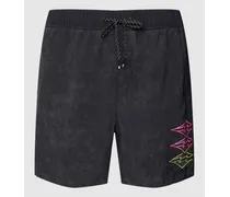 Badehose mit Allover-Muster Modell 'RIOT