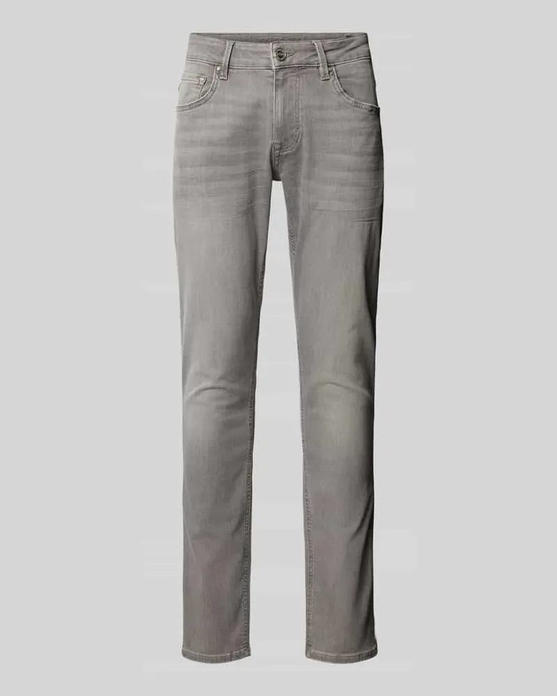 JOOP! Slim Fit Jeans im 5-Pocket-Design Modell 'Stephen Hellgrau