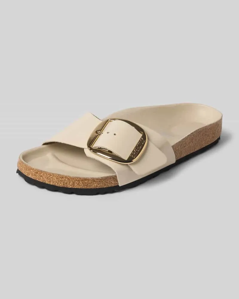 Birkenstock Sandalette mit Dornschließe Modell 'MADRID BIG BUCKLE Beige