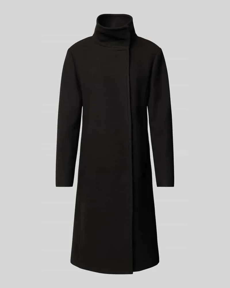HUGO BOSS Mantel mit Stehkragen Modell 'Morinne Black