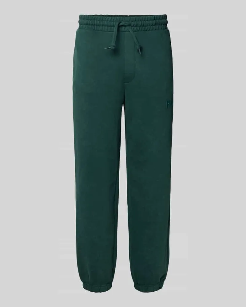HUGO BOSS Relaxed Fit Sweatpants aus Baumwoll-Mix Modell 'DELWONY Dunkelgruen