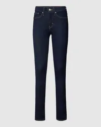 Levi's Straight Fit Jeans mit Eingrifftaschen Dunkelblau