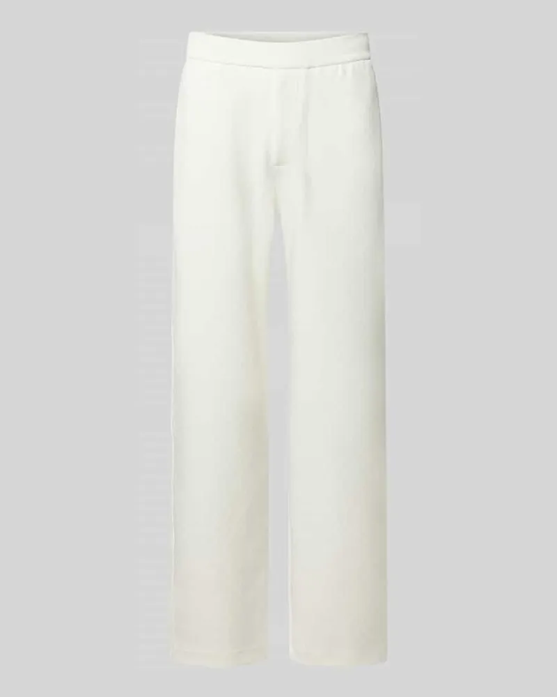 Emporio Armani Wide Fit Sweatpants mit Lyocell-Anteil Offwhite