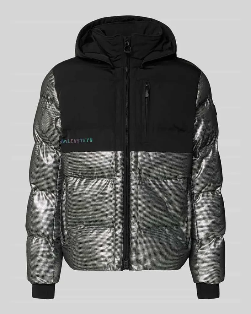 Wellensteyn Regular Fit Steppjacke mit Stehkragen Modell 'ROYAL FLASH Silber