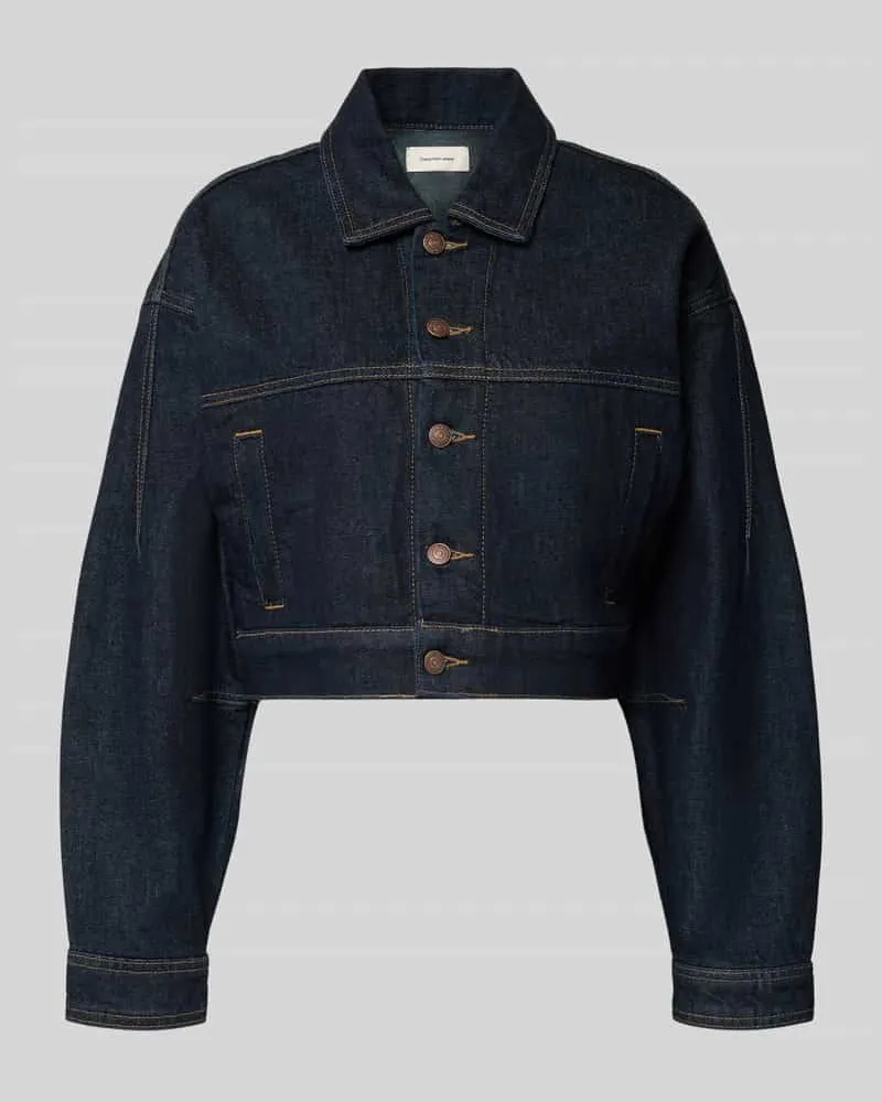 Calvin Klein Jeansjacke mit Knopfleiste Marine