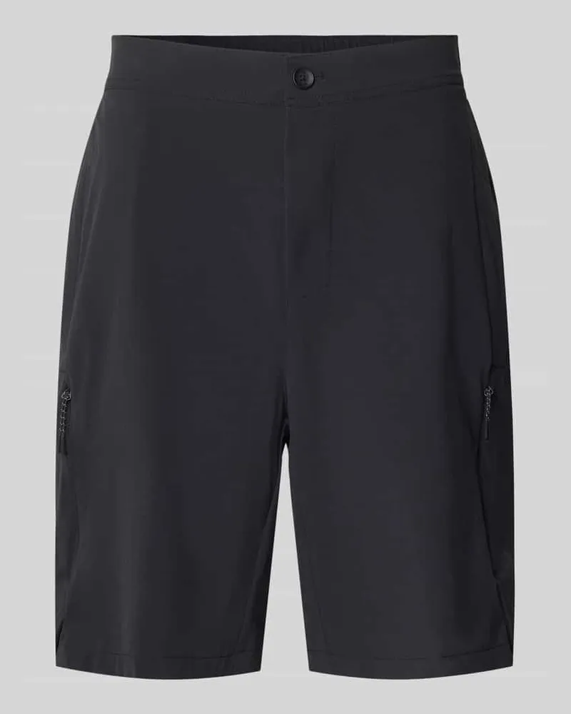 HUGO BOSS Relaxed Fit Cargoshorts mit Label-Schriftzug Modell 'GLOBE CARGO Black