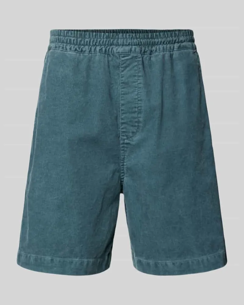 Carhartt WIP Jeansshorts mit elastischem Bund Modell 'Reynold Rauchblau
