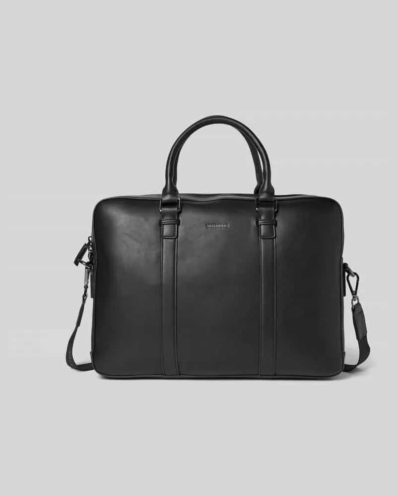 Valentino Garavani Laptoptasche in Leder-Optik Modell 'Horizon Black