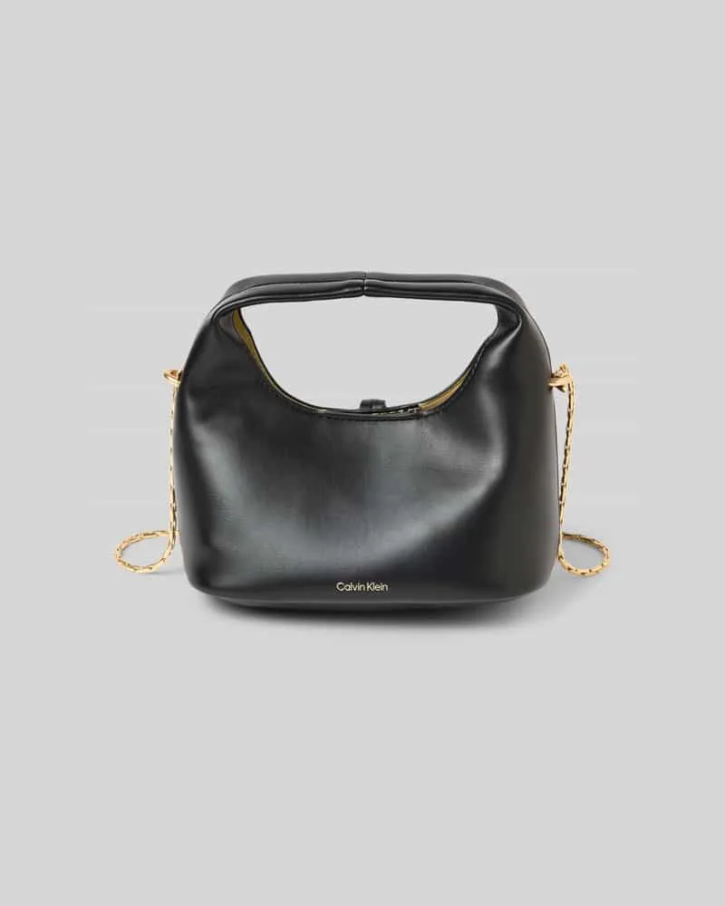 Calvin Klein Umhängetasche in Leder-Optik Black