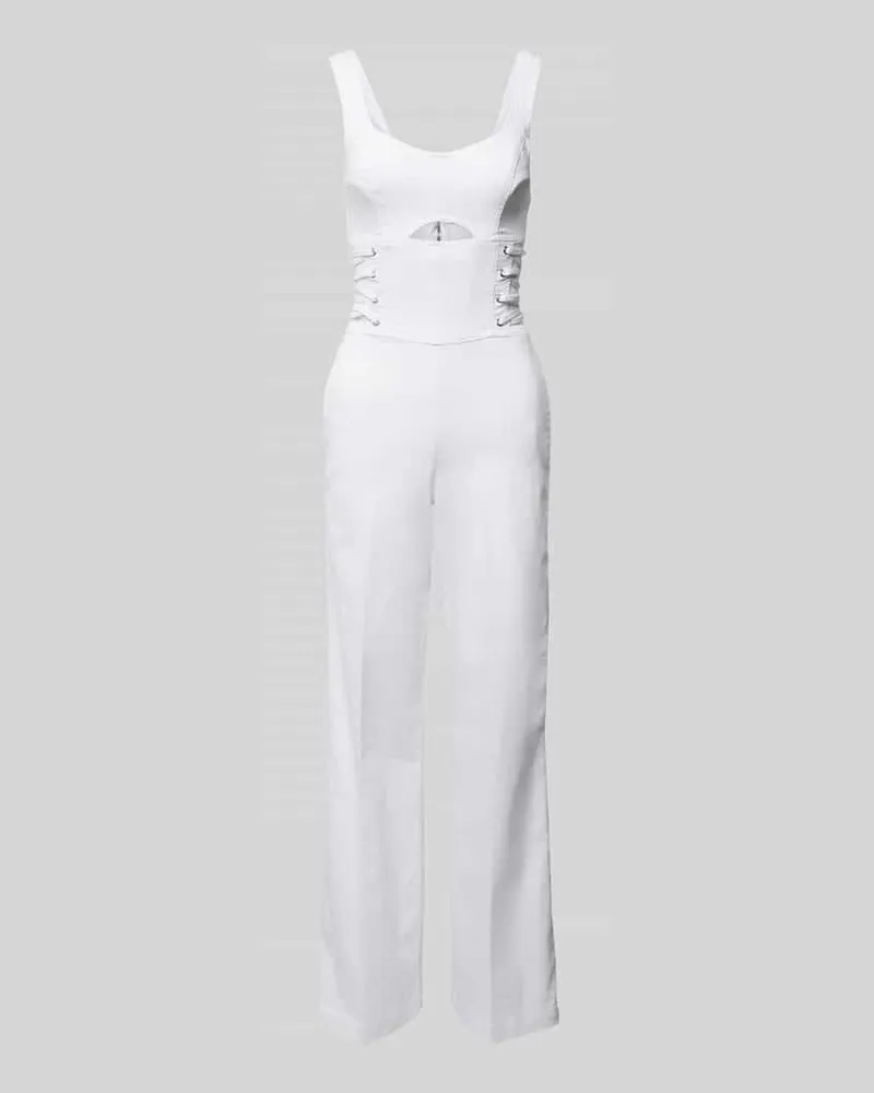 Liu Jo Jumpsuit mit Cut Out Offwhite