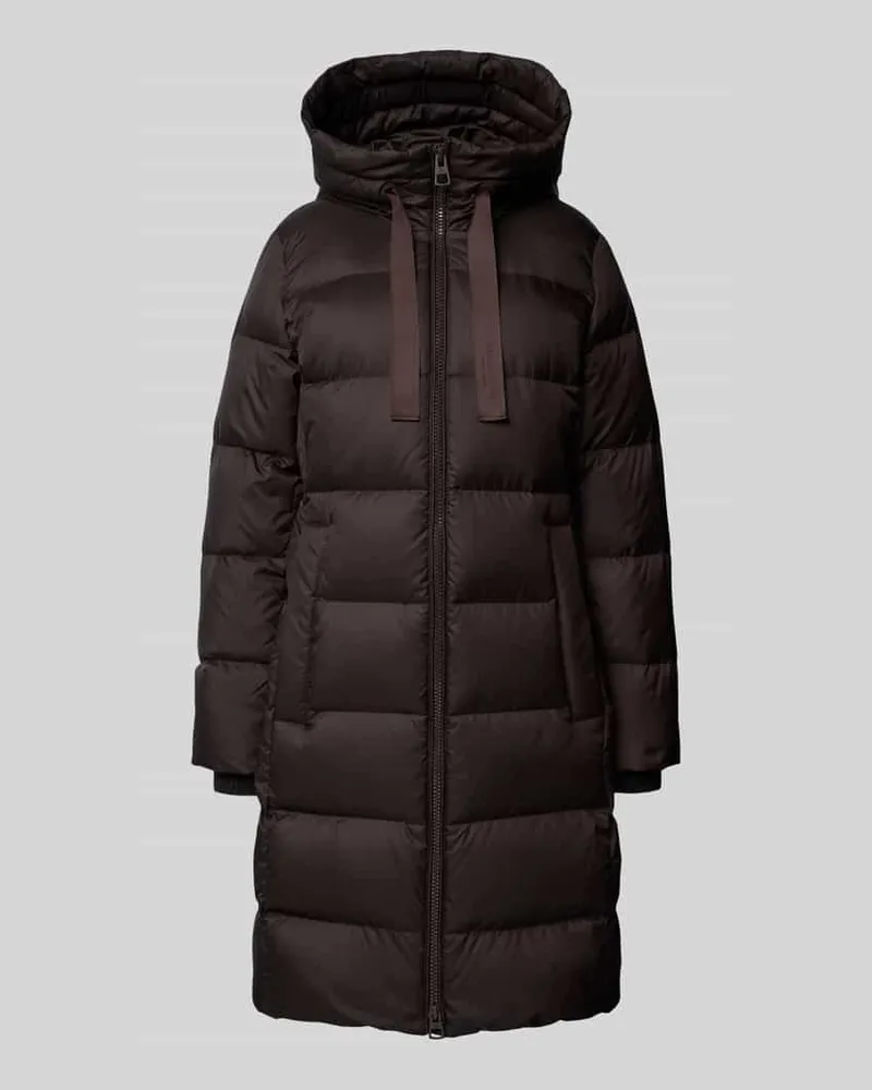 Marc O'Polo Regular Fit Daunenmantel mit Daunen-Feder-Füllung Mittelbraun