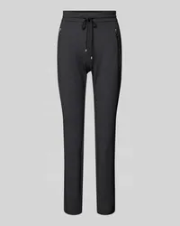 MAC Jeans Skinny Fit Stoffhose mit elastischem Bund Modell 'EASY SMART Anthrazit