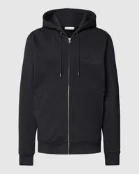 Gant Sweatjacke mit Label-Stitching Black