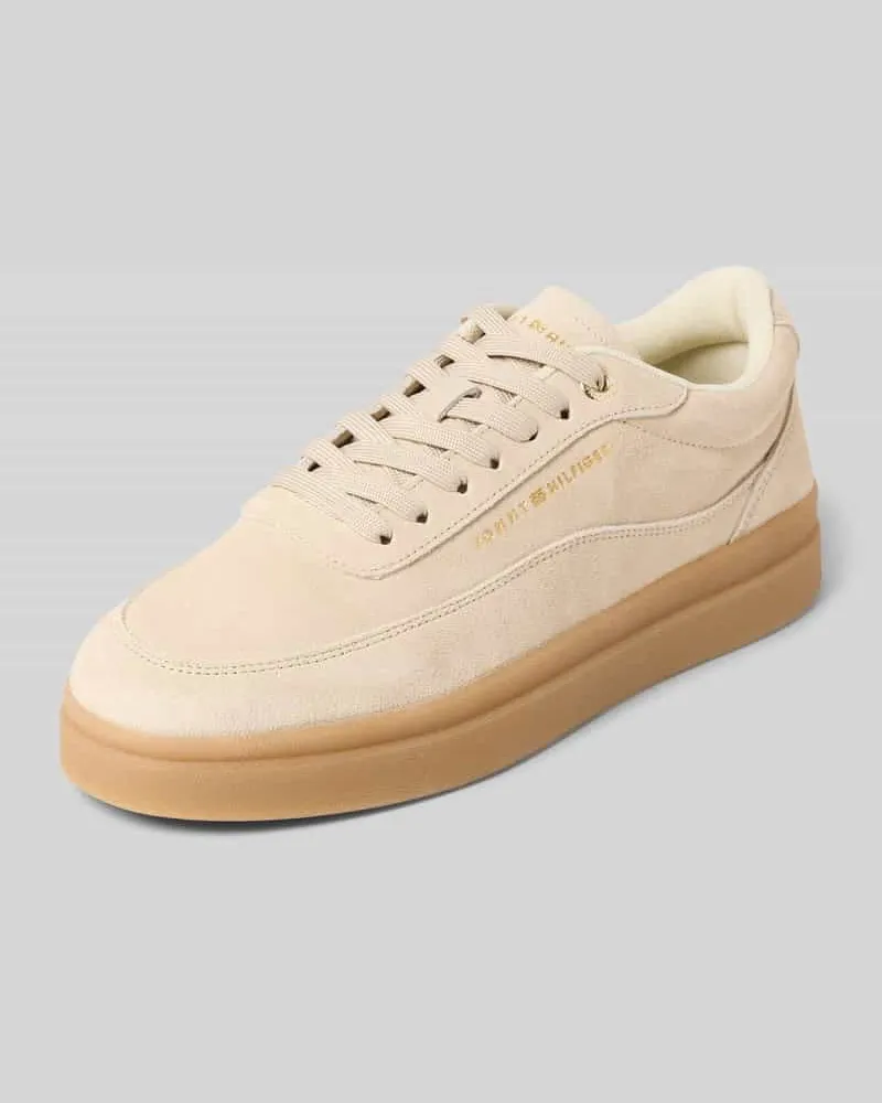 Tommy Hilfiger Low Top Sneaker in Wildlederoptik Offwhite