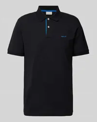 Gant Regular Fit Poloshirt mit Label-Stitching Black