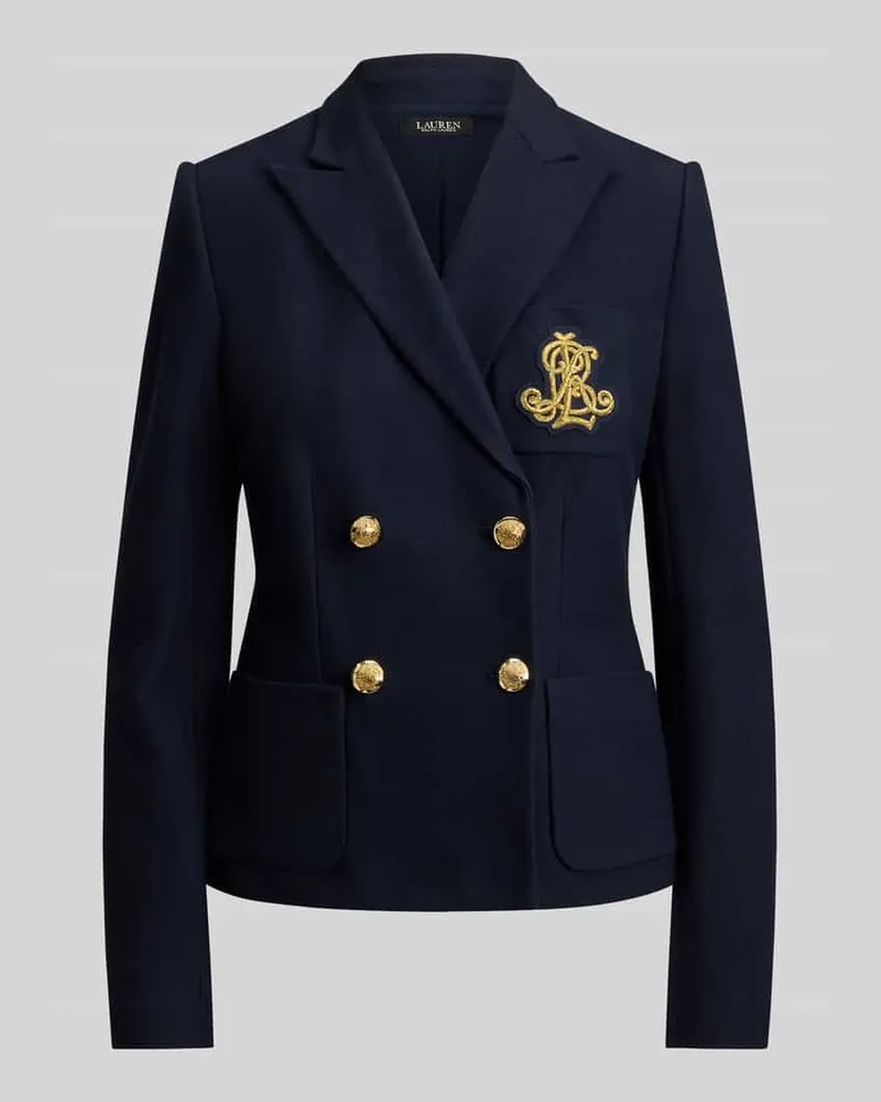 Ralph Lauren Regular Fit Blazer aus Baumwoll-Mix Marine