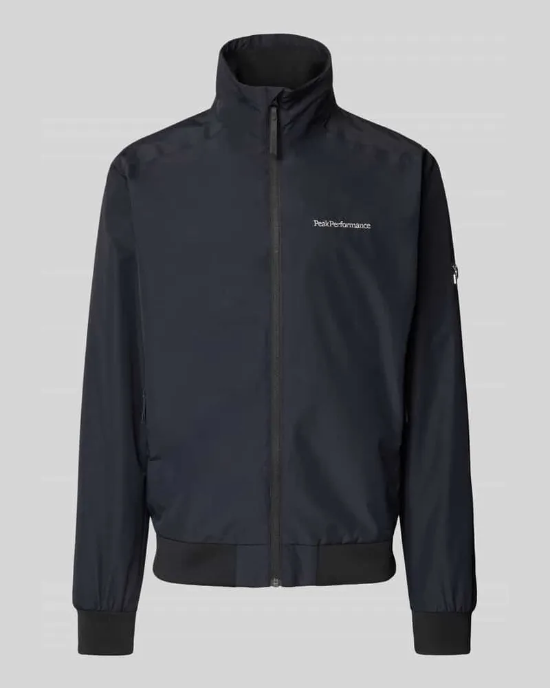 Peak Performance Jacke mit Label-Stitching Black