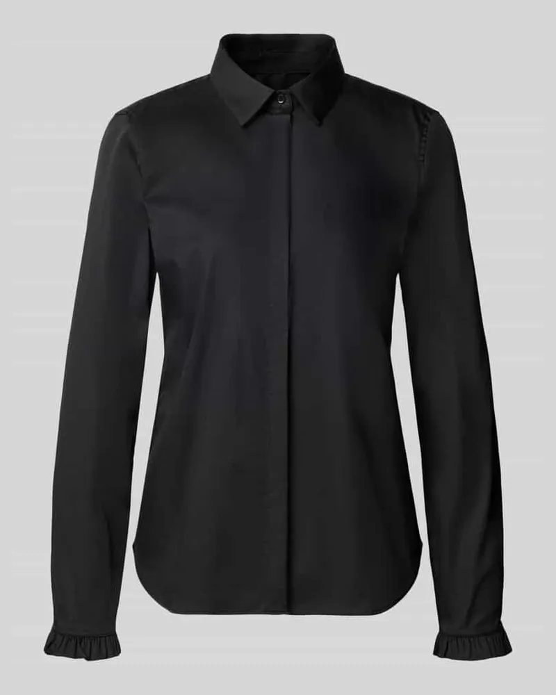 Mos Mosh Hemdbluse aus Baumwoll-Mix Modell 'Mattie Black