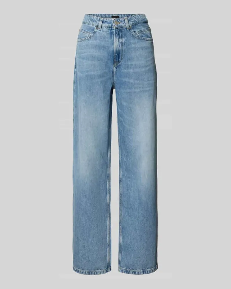 HUGO BOSS Wide Leg Jeans aus reiner Baumwolle Modell 'C_MARLENE Hellblau