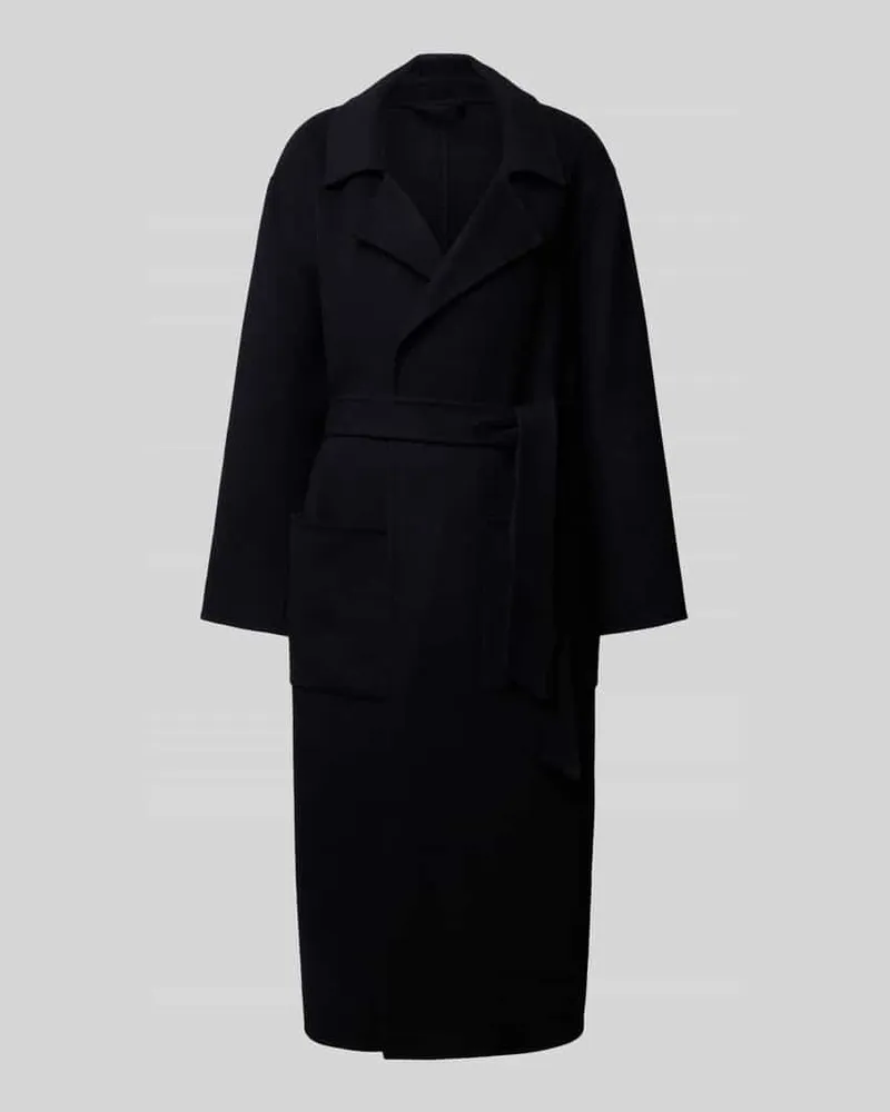 Oakwood Mantel aus Lanawoll-Mix mit Bindegürtel Modell 'ALLEGORIA Black