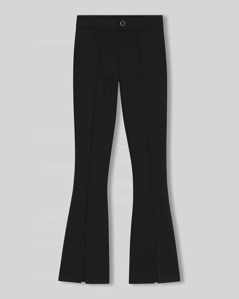 HUGO BOSS Flared Fit Schlaghose mit Schlitzen Modell 'Nereyel Black